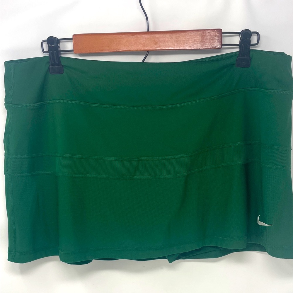 Nike Dri-FIT Green Athletic Tennis Skort Size X-Large Excellent Condition